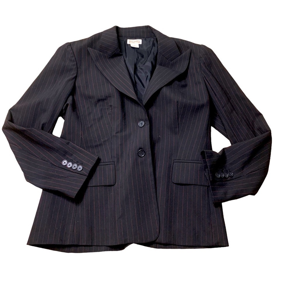 MICHAEL by Michael Kors | Pin Stripe Blazer Career Office Professional Wear